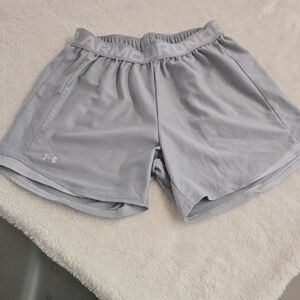 Under Armour Light Gray Training Shorts